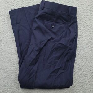 Joseph Abboud Mens 36 Navy Blue Wool‎ Dress Pants